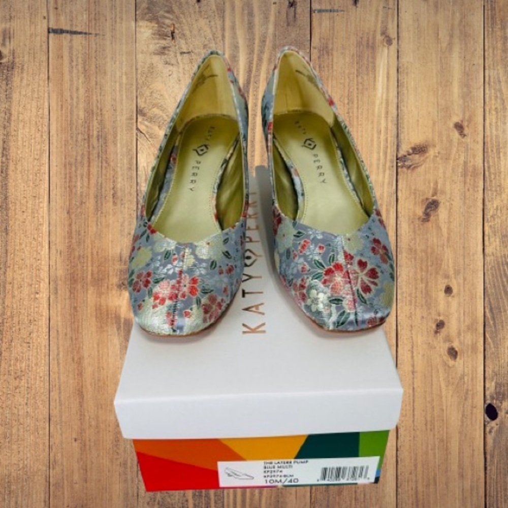 Katy Perry Women’s The Latern Pump Blue Multi 10M - Picture 10 of 16